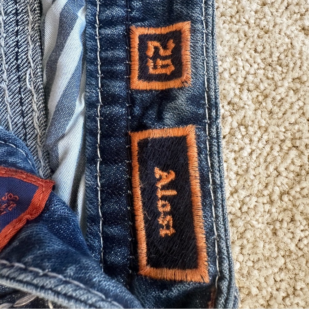 Rock Revival Blue Denim with Red Label